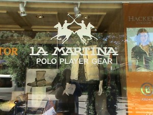 La Martina shop in Gstaad